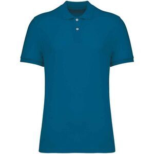 Native Spirit Mens Pique Polo Shirt / Blue Sapphire
